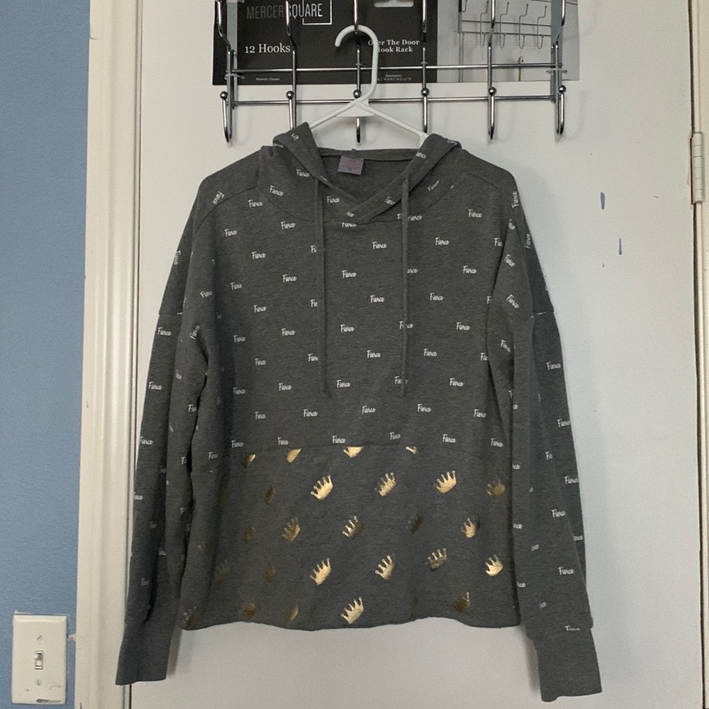 Gray Jacket With Hoodie